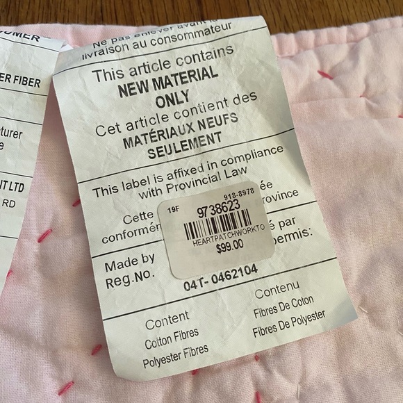 Pottery Barn Heart Patchwork Baby- Toddler Quilted - Picture 9 of 9